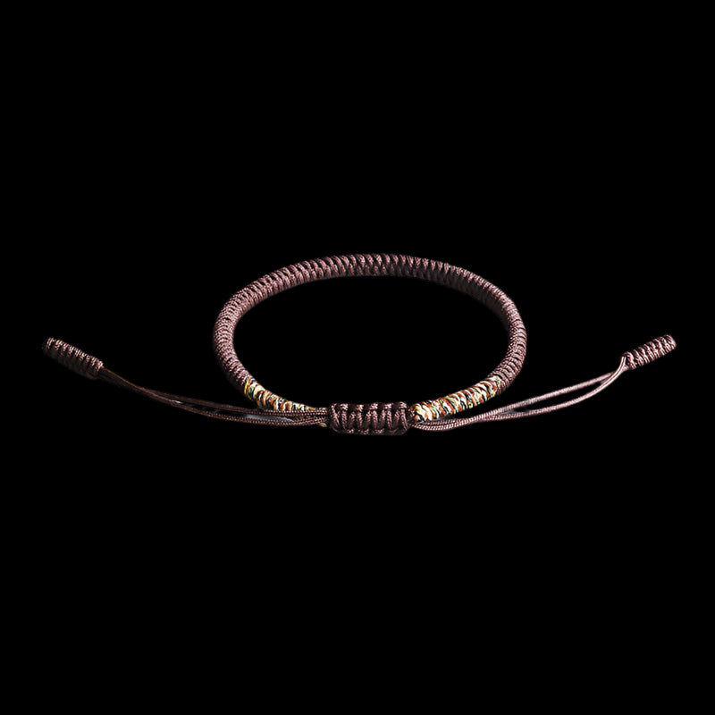 Multicolor Handwoven Vajra Knot Bracelet
