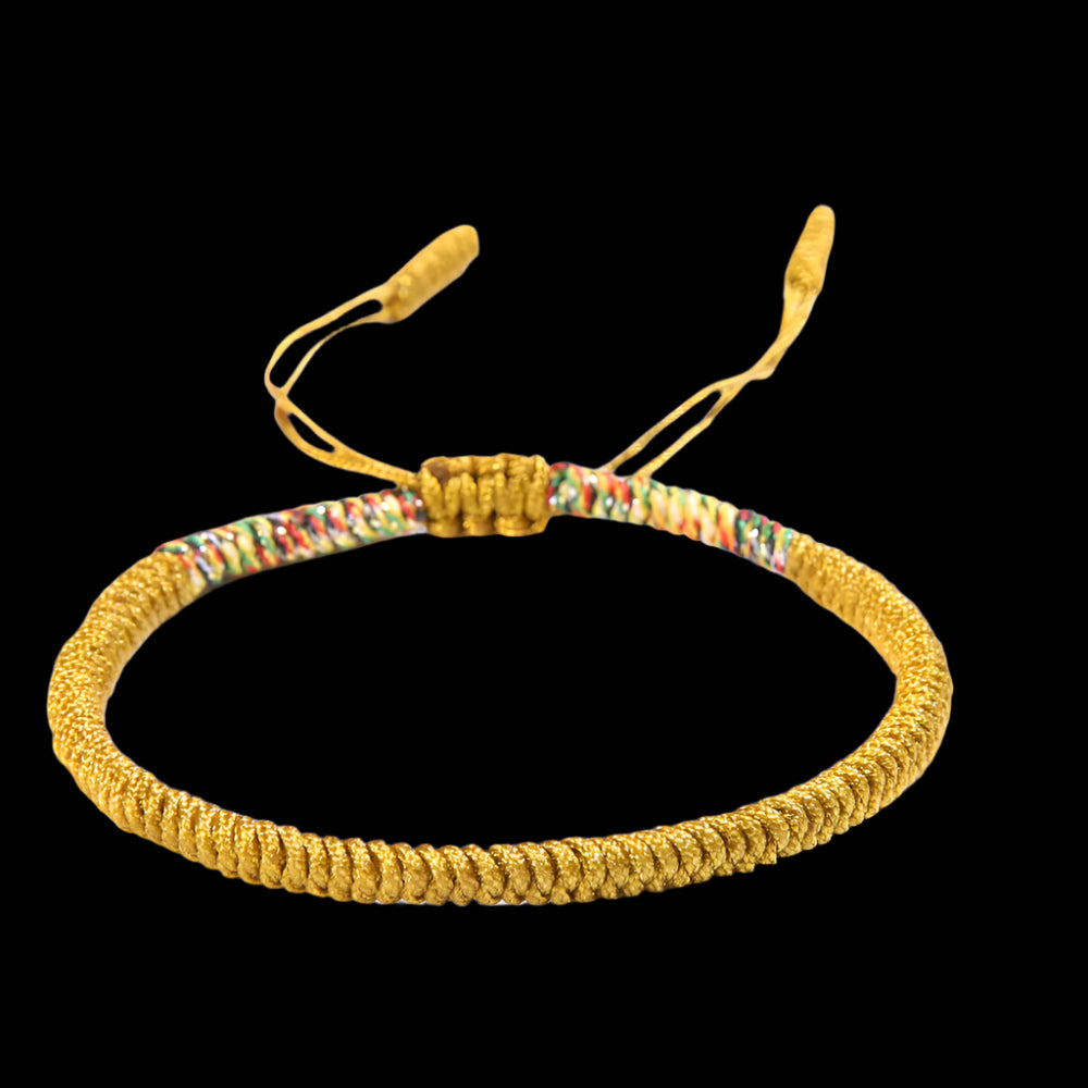 Multicolor Handwoven Vajra Knot Bracelet