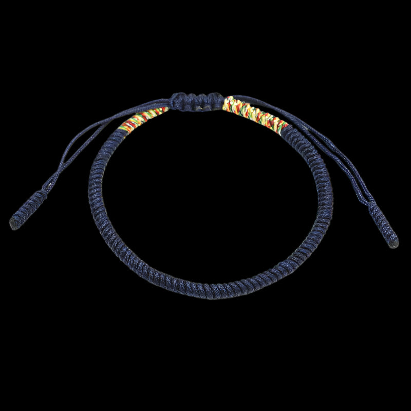 Multicolor Handwoven Vajra Knot Bracelet