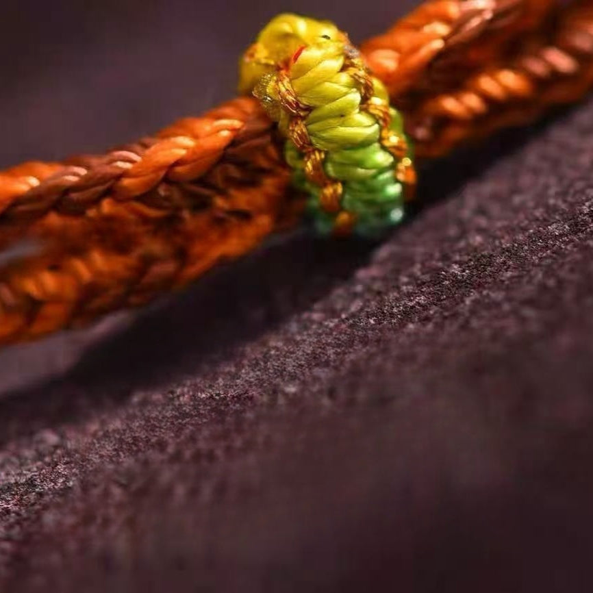 Tibetan Woven Five-Way Wealth God Bracelet