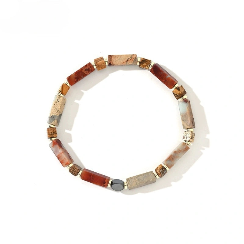 Radiant Grain® Earthy Tones Meladite Seed Bead Bracelet