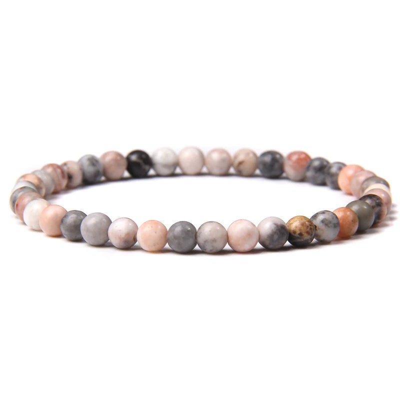 Handcrafted Tibetan Healing Bracelet – Gemstone Beads for Energy