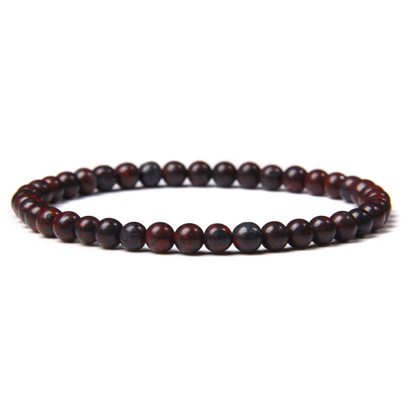 Handcrafted Tibetan Healing Bracelet – Gemstone Beads for Energy
