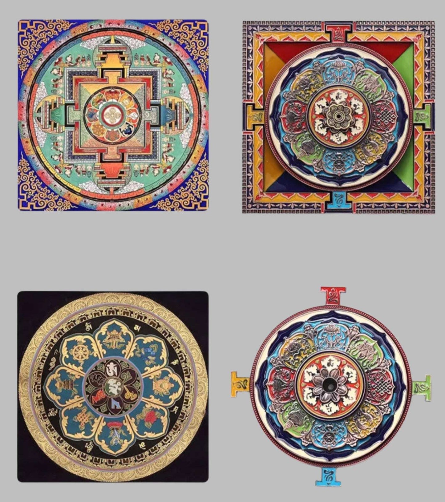 Tibetan Mandala Incense Holder