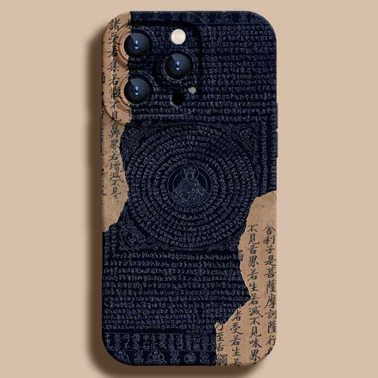 Sacred Buddhist Sutra Phone Case – Spiritual Protection & Wisdom