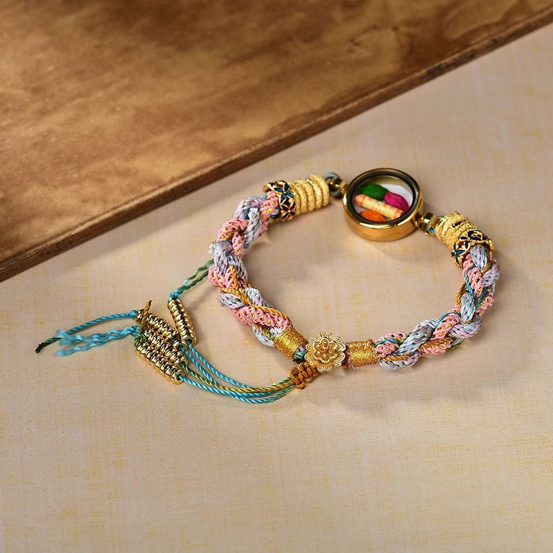 Braids of the Sacred® Tibetan Thangka Bracelet of Dakini Blessings
