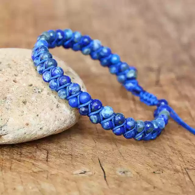 Pastel Reverie® Tibetan Double Layer Bracelet with Natural Stone & Hand-Knotting