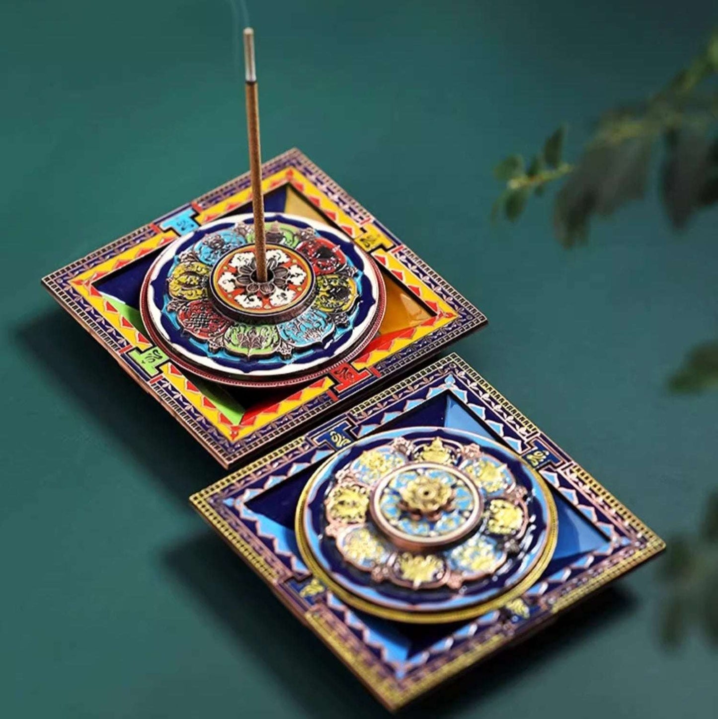 Tibetan Mandala Incense Holder