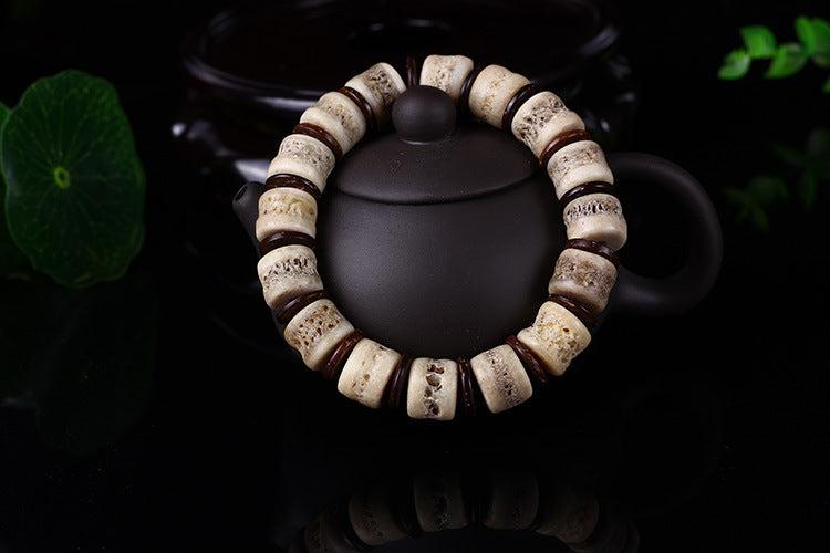 Tibetan Yak Bone Buddhist Bracelet