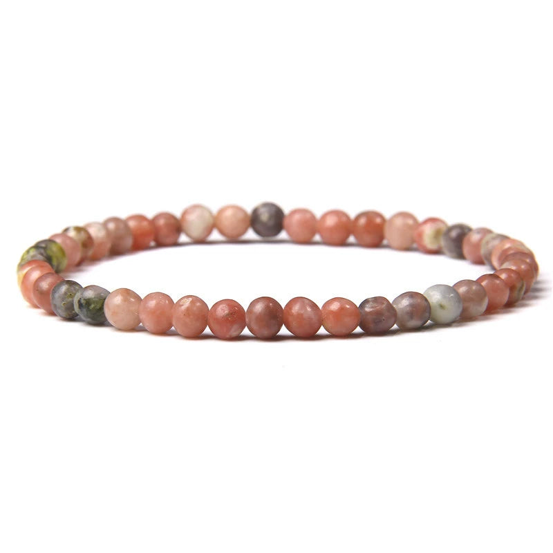 Handcrafted Tibetan Healing Bracelet – Gemstone Beads for Energy