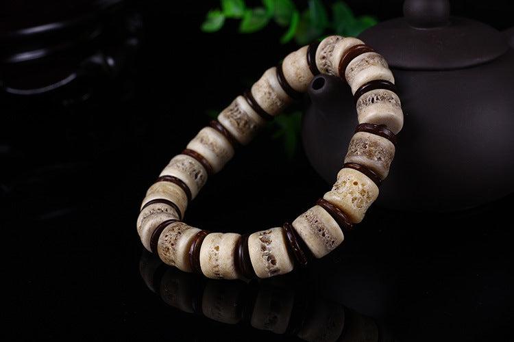 Tibetan Yak Bone Buddhist Bracelet