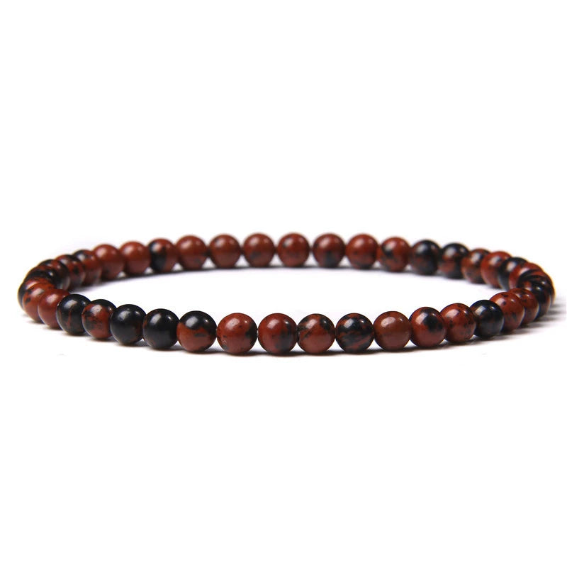 Handcrafted Tibetan Healing Bracelet – Gemstone Beads for Energy