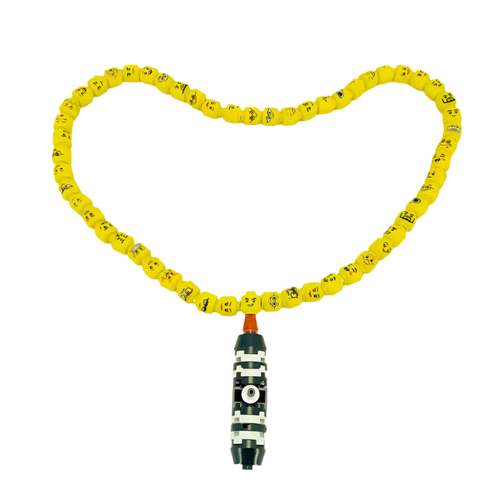 Blocks of Blessings® 56-Head Emoji Bracelet with Plastic Building Blocks