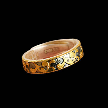 Garden of Empresses® 999 Silver Ring with Cloud Pattern