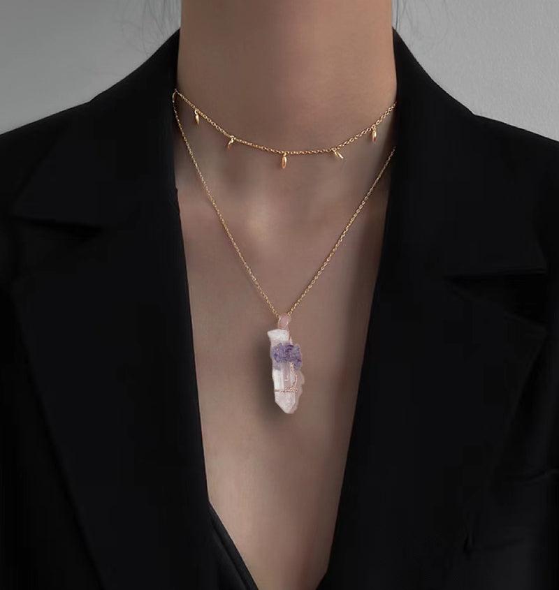 Zen Aura Essence Amethyst Pendant