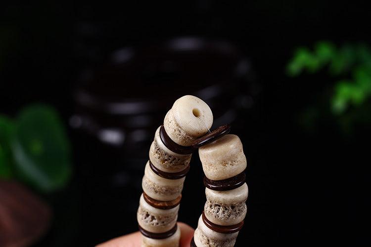 Tibetan Yak Bone Buddhist Bracelet