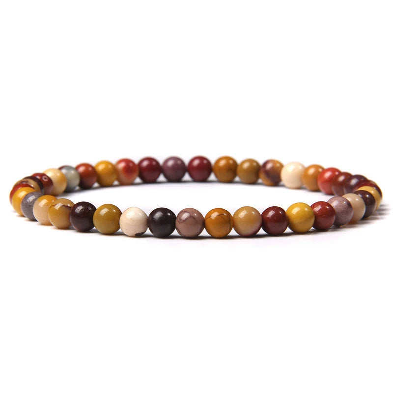 Handcrafted Tibetan Healing Bracelet – Gemstone Beads for Energy