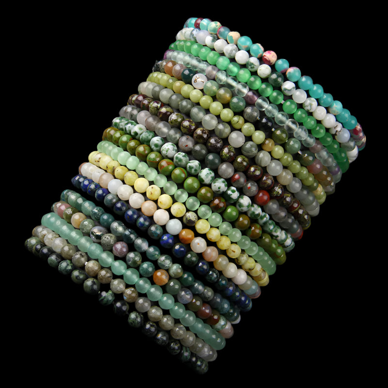 Handcrafted Tibetan Healing Bracelet – Gemstone Beads for Energy