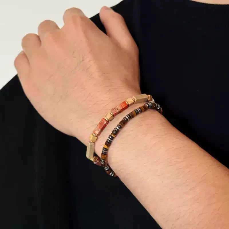 Radiant Grain® Earthy Tones Meladite Seed Bead Bracelet