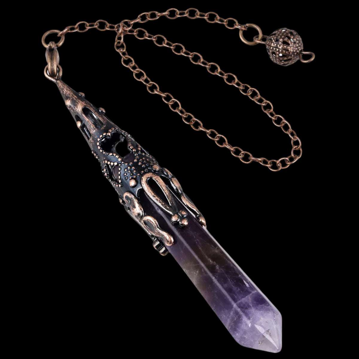 Tibetan Crystal Pendulum Necklace – A Spiritual Guide to Clarity and Healing