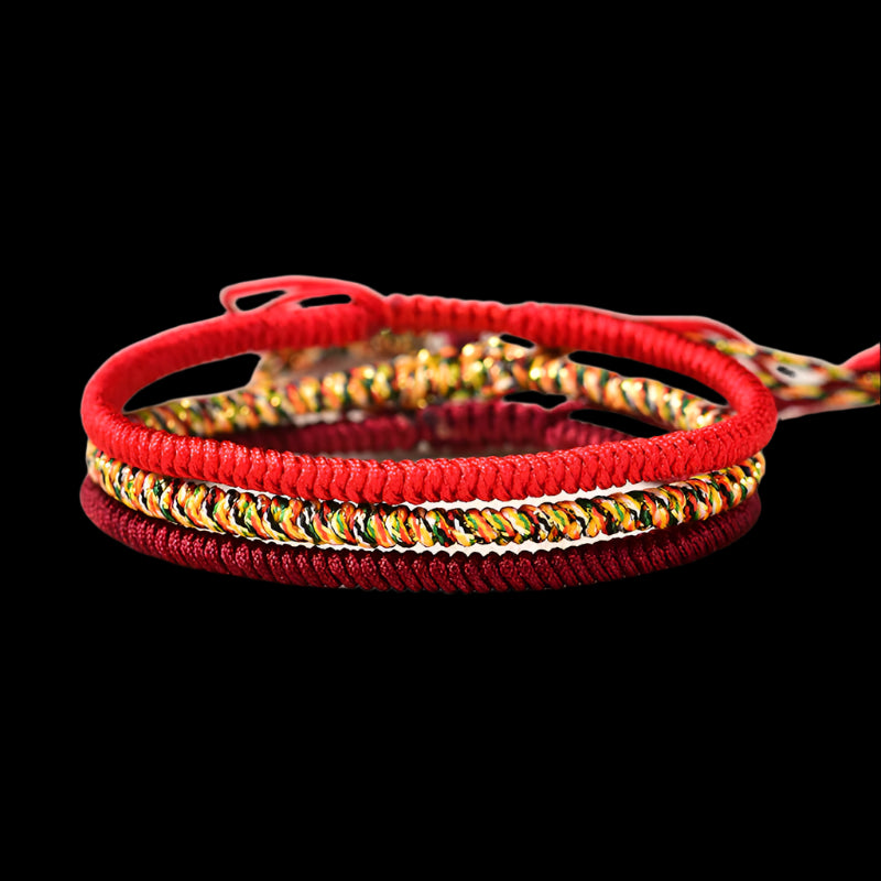 Tibetan Buddhist Knot Lucky Rope Bracelet