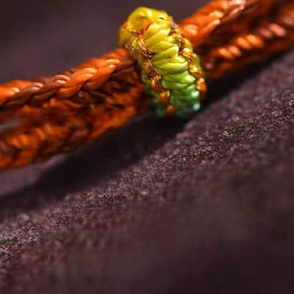 Tibetan Woven Five-Way Wealth God Bracelet