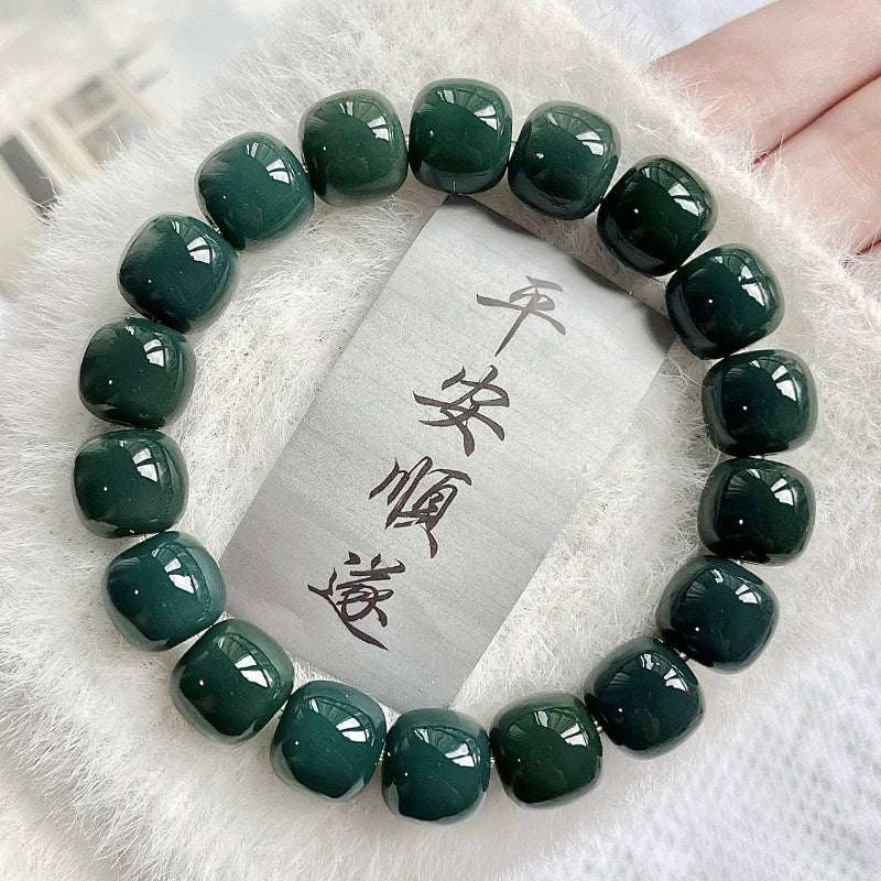 Natural Bodhi Root Bead Bracelet – Harmony & Spiritual Awakening