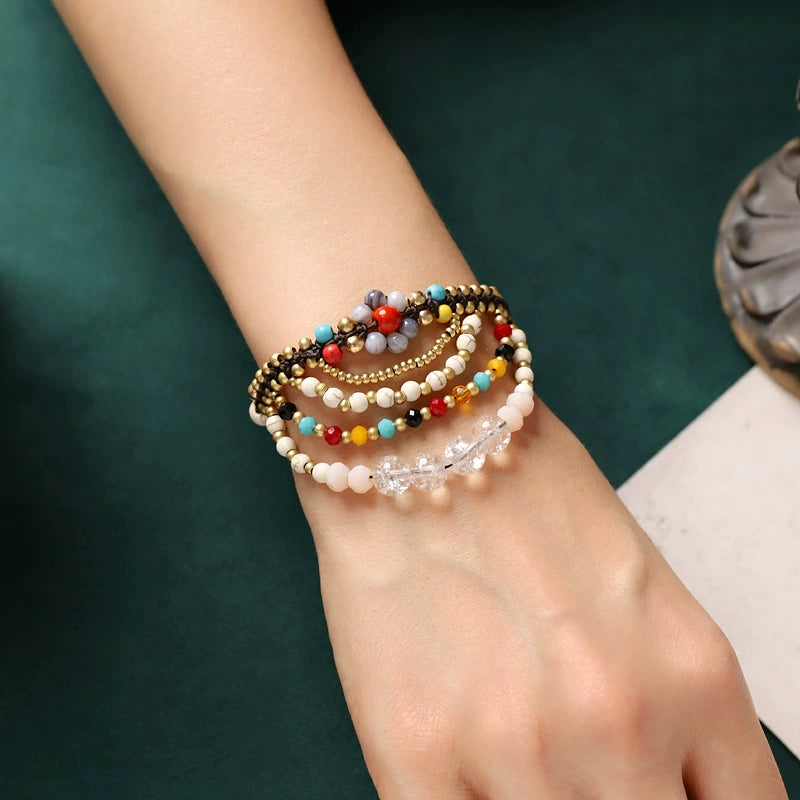 Tibetan Handwoven Blessing Bracelet – A Symbol of Protection & Harmony