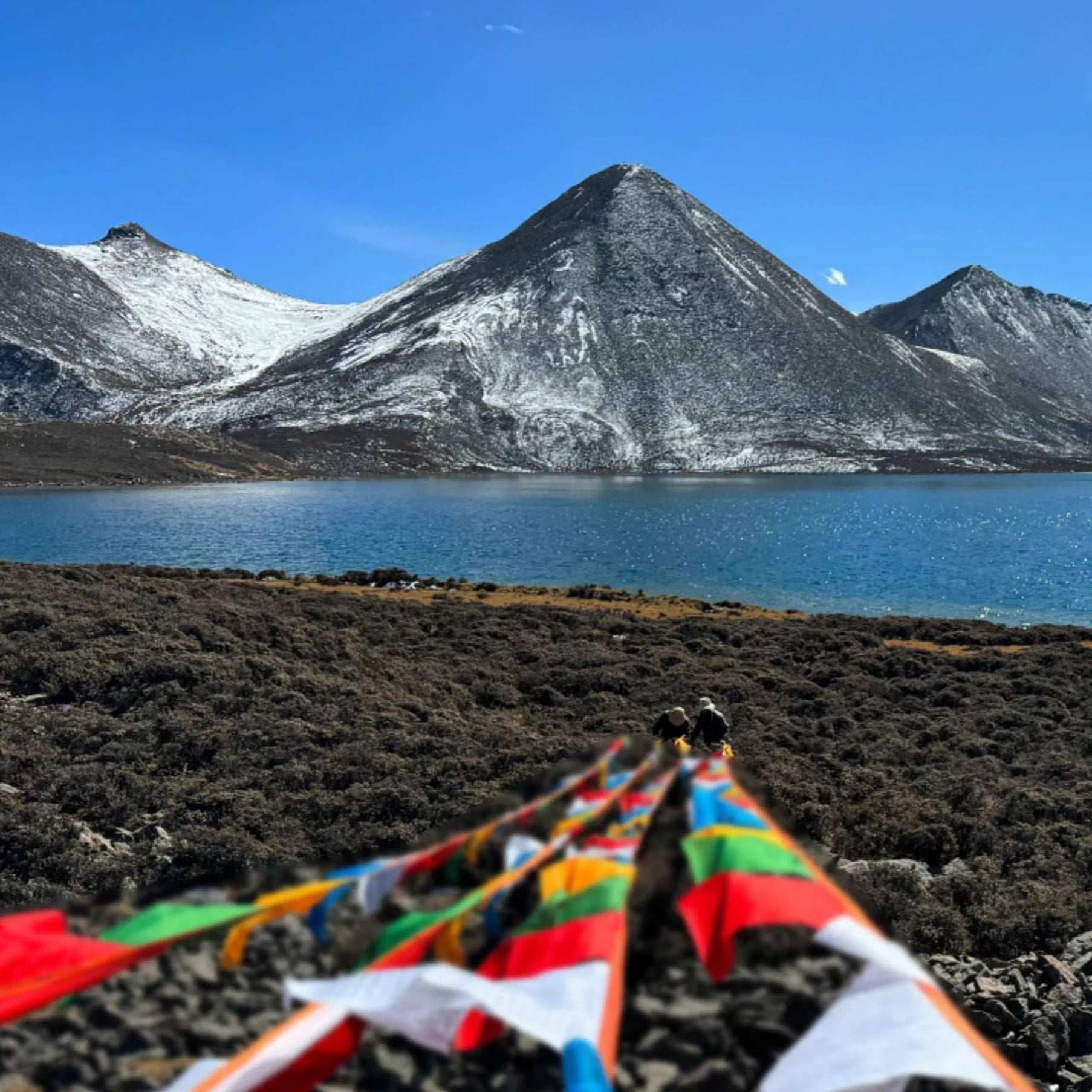 Tibetan Sacred Lake Prayer Flag Ritual – Blessings and Energy from the Holy Land