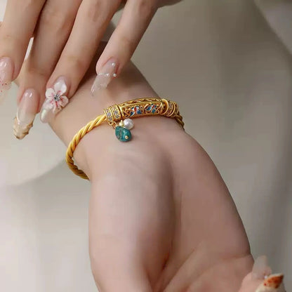 Garden of Empresses® Rope Bangle with Enamel Beads