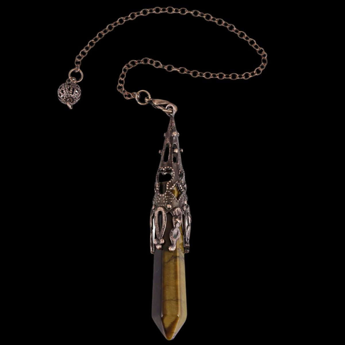 Tibetan Crystal Pendulum Necklace – A Spiritual Guide to Clarity and Healing