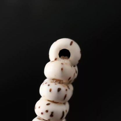 Tibetan Mini Star Moon Bodhi Bracelet with Jade & Blessing Charm