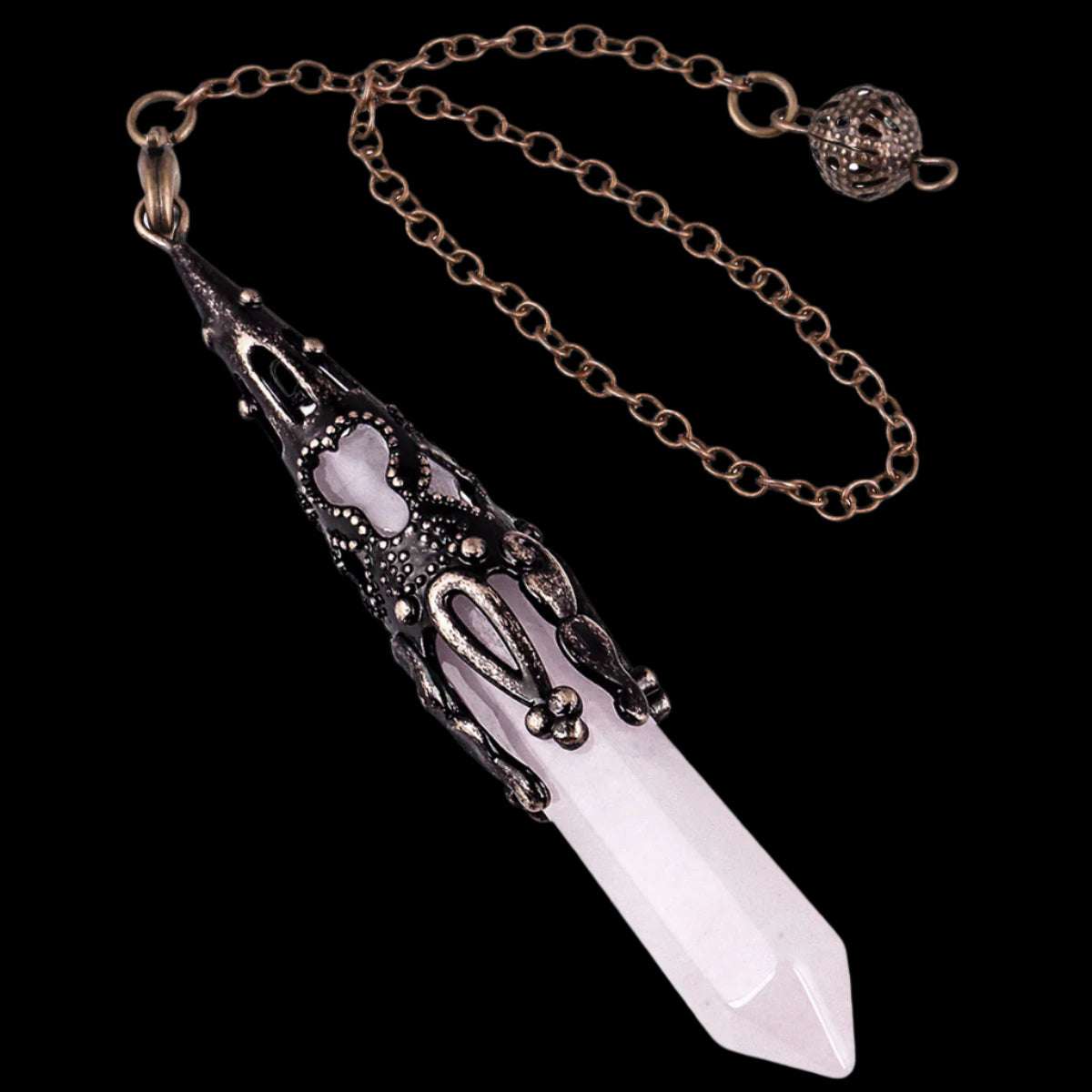 Tibetan Crystal Pendulum Necklace – A Spiritual Guide to Clarity and Healing