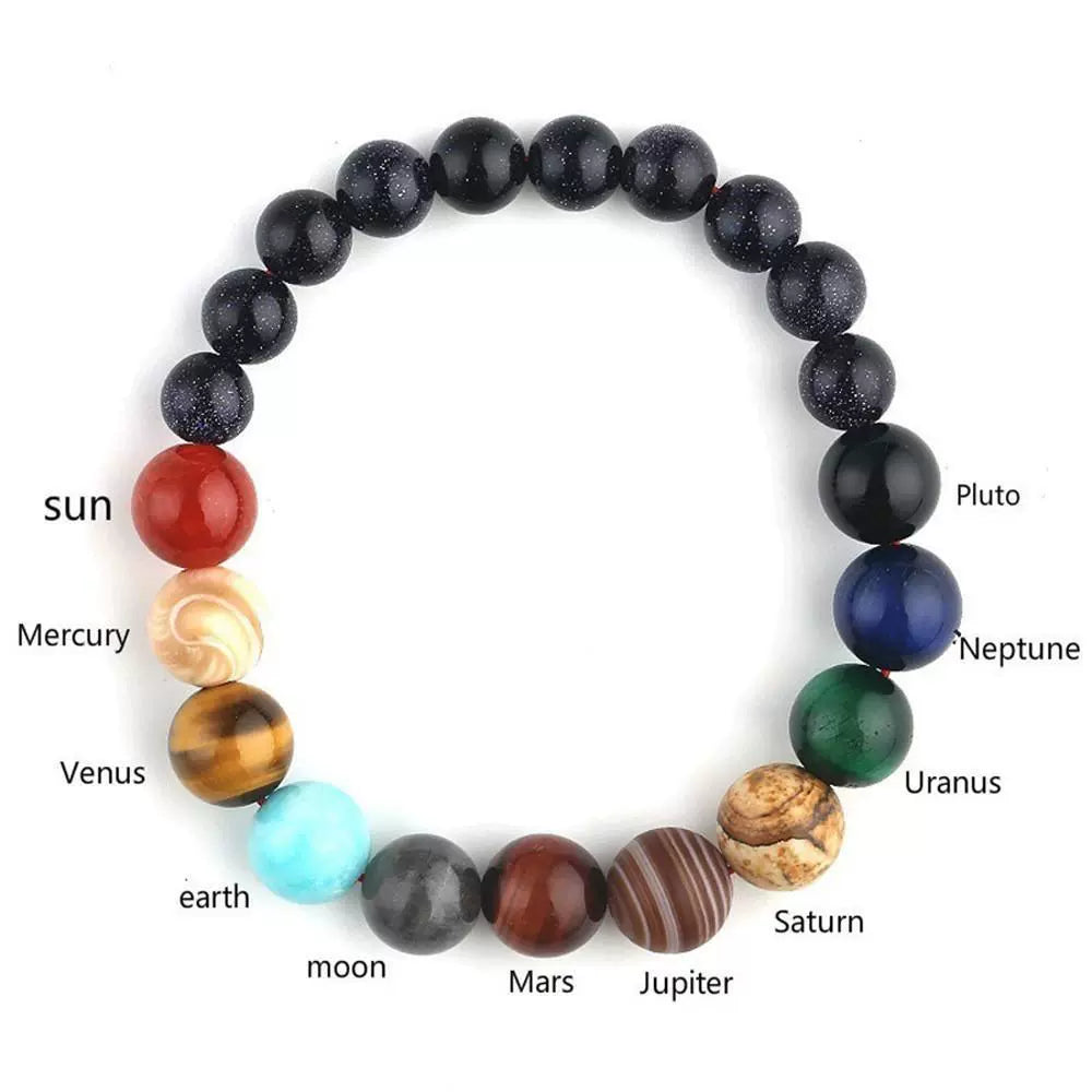 Cosmic Planetary Mala Bracelet – Natural Stones for Spiritual Growth