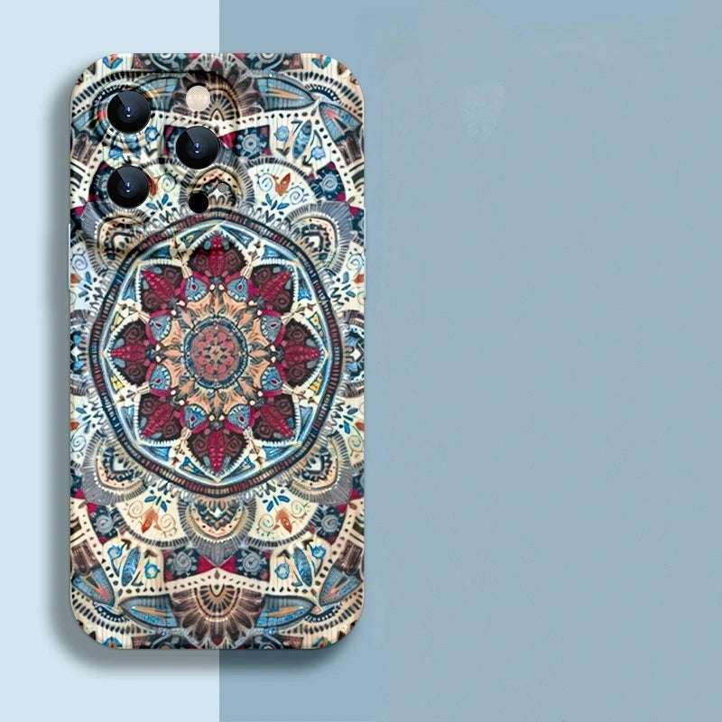 Apple 16 Thangka-Inspired Phone Case – Tibetan Art & Spiritual Protection