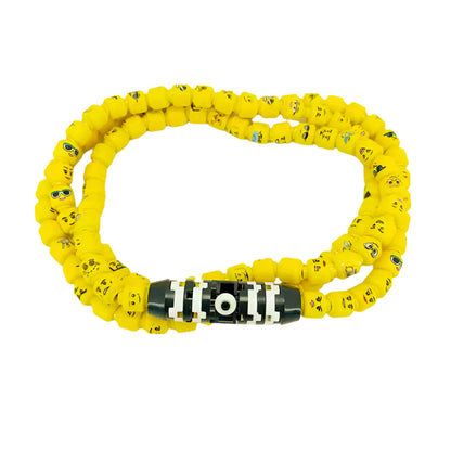 Blocks of Blessings® 108-Head Emoji Bracelet with Plastic Building Blocks