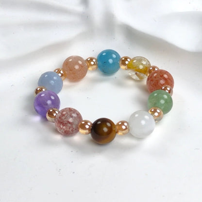 Handmade Tibetan Chakra Healing Bracelet – Seven Gemstones Energy