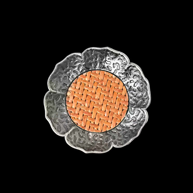 Zen Bamboo & Metal Tea Coasters – Mindful Set for Ceremony & Balance