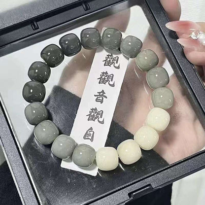 Natural Bodhi Root Bead Bracelet – Harmony & Spiritual Awakening