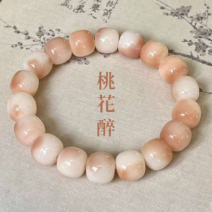 Natural Bodhi Root Bead Bracelet – Harmony & Spiritual Awakening