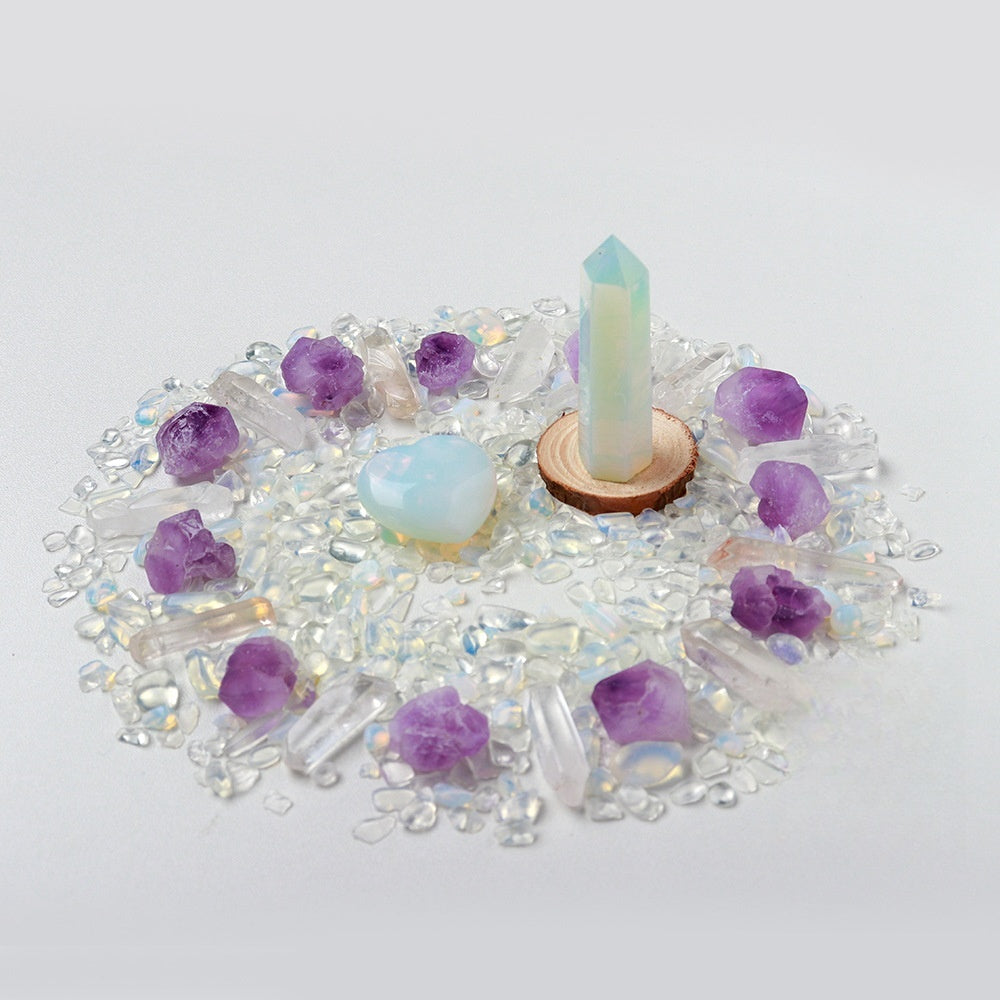 Hexagonal Crystal Pillar - Healing Stone for Feng Shui & Meditation