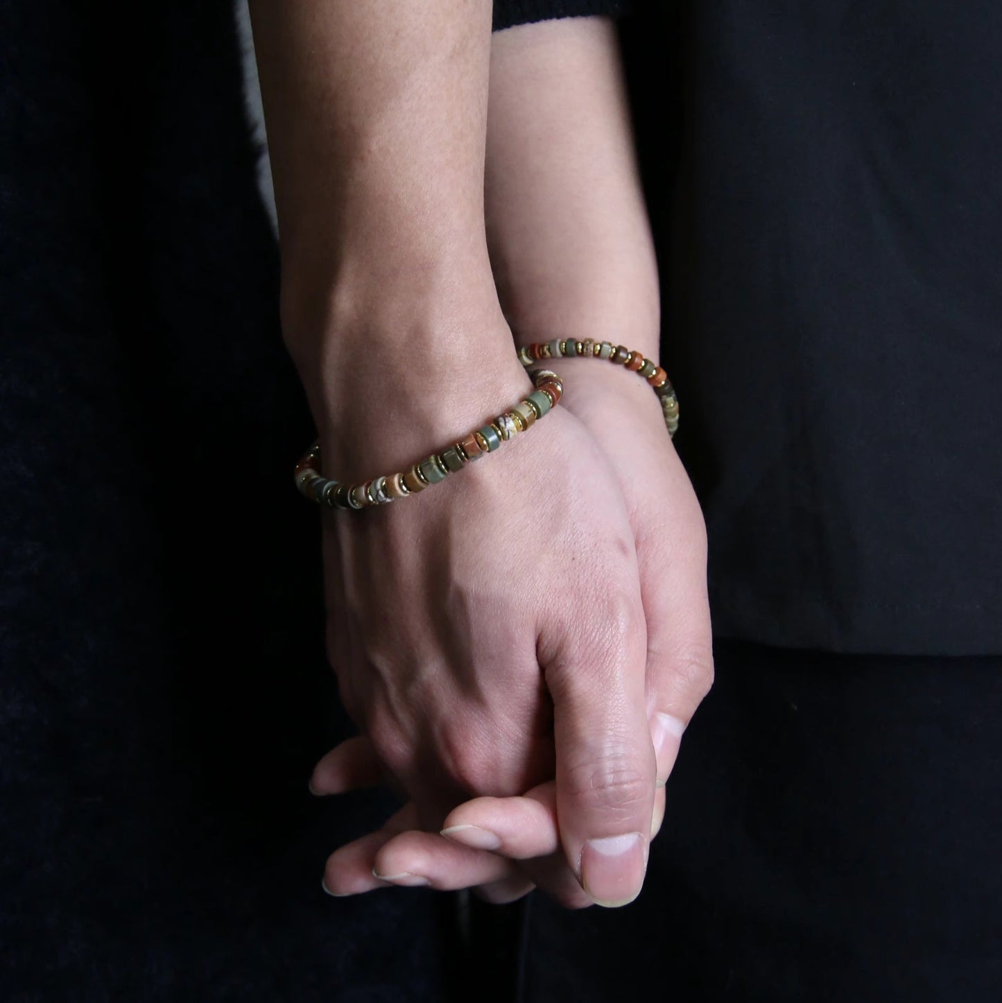 Temple Drill® Picasso Jasper Bead Bracelet