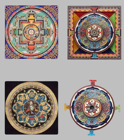 Tibetan Mandala Incense Holder