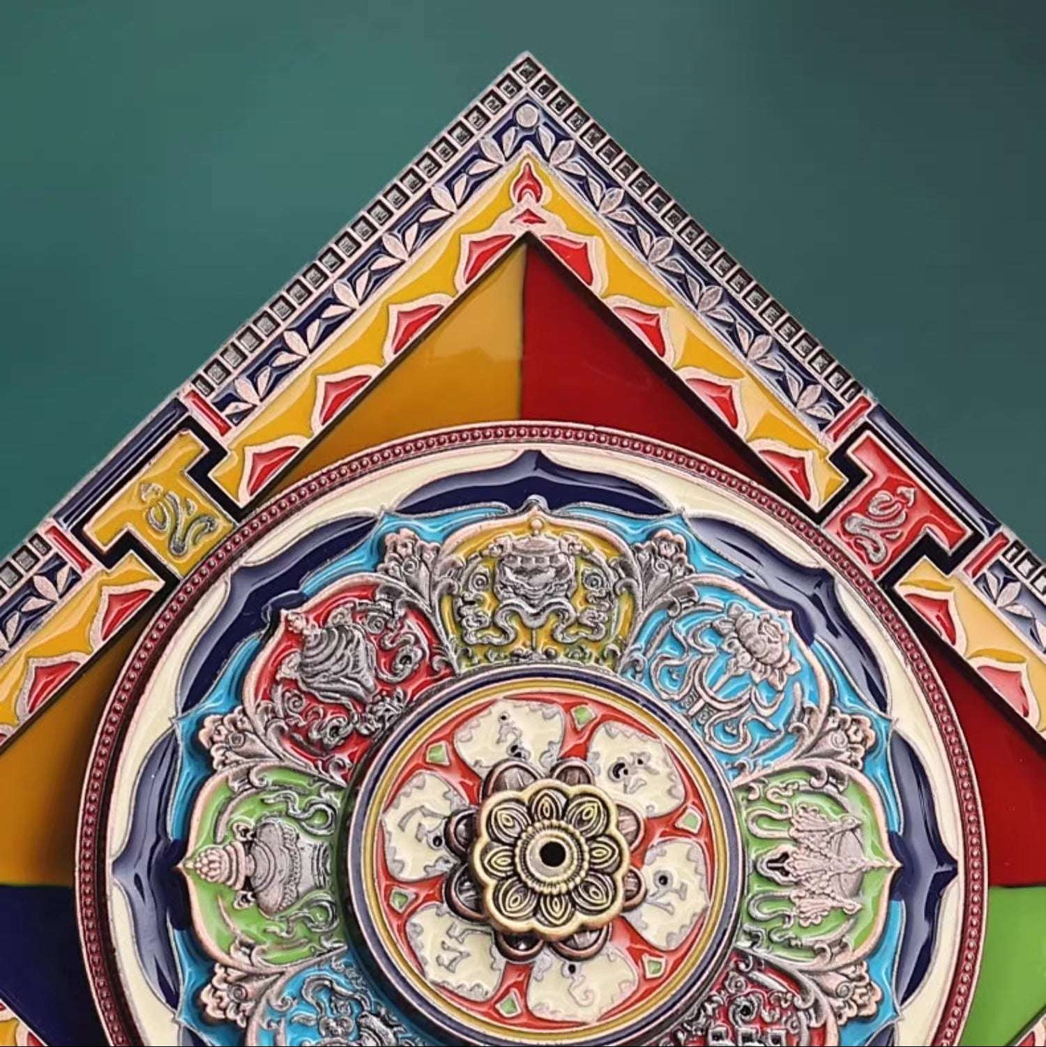 Tibetan Mandala Incense Holder