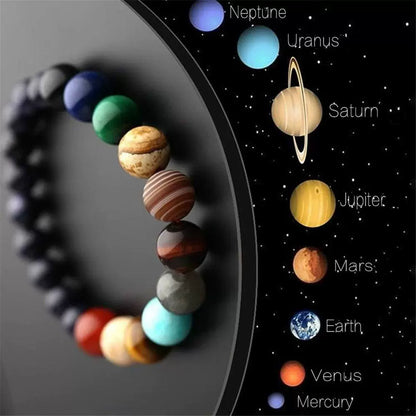 Cosmic Planetary Mala Bracelet – Natural Stones for Spiritual Growth