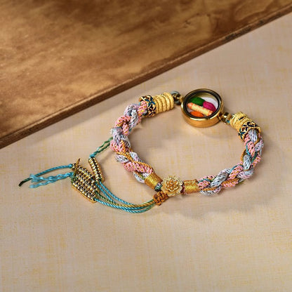 Braids of the Sacred® Tibetan Thangka Bracelet of Dakini Blessings