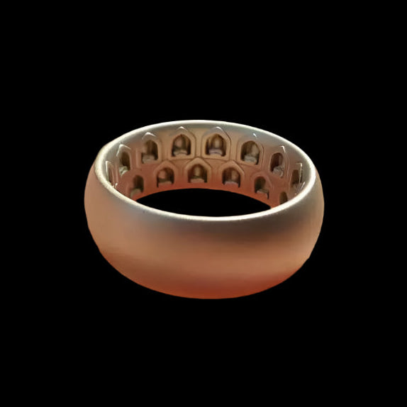 Pure Silver Buddha Face Ring