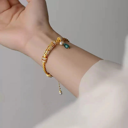 Garden of Empresses® Rope Bangle with Enamel Beads