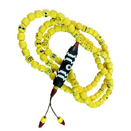 Blocks of Blessings® 108-Head Emoji Bracelet with Plastic Building Blocks