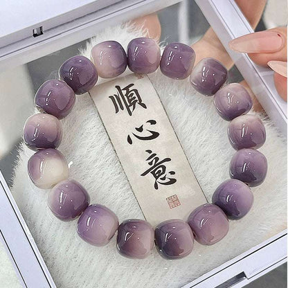 Natural Bodhi Root Bead Bracelet – Harmony & Spiritual Awakening